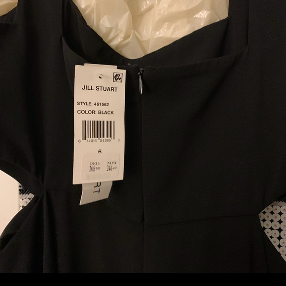 NEW Jill Stuart Cutout Black Maxi Gown - Picture 4 of 5